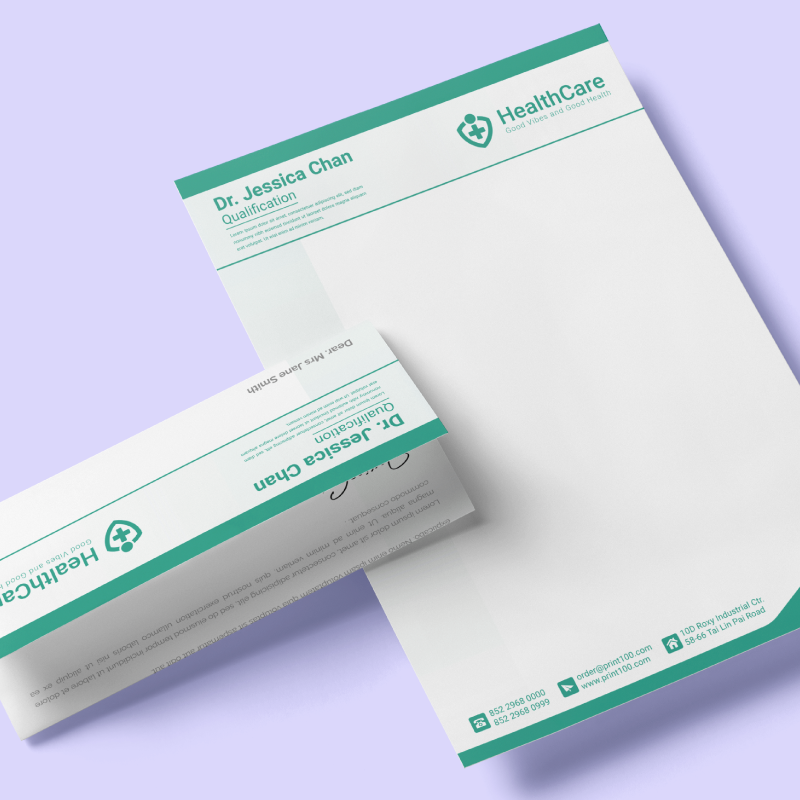 專色信紙縮圖Spot Letterhead Thumbnail